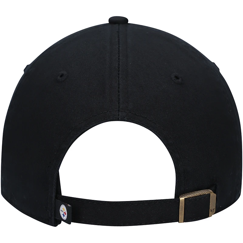 Casquette réglable '47 Pittsburgh Steelers Clean Up Script pour homme