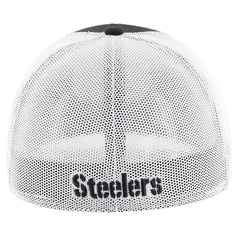 Men's '47 Black Pittsburgh Steelers Disclose Trophy Stretch Fit Hat