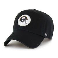 Casquette ajustable noire « 47 » pour homme des Pittsburgh Steelers