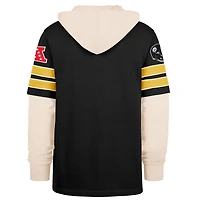 Sweat à capuche noir '47 pour homme des Pittsburgh Steelers Split Zone Cornerback Duo