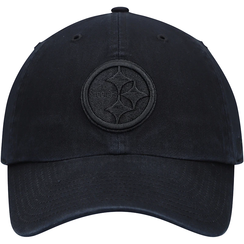 Casquette réglable Tonal Clean Up Pittsburgh Steelers '47 pour homme, noire