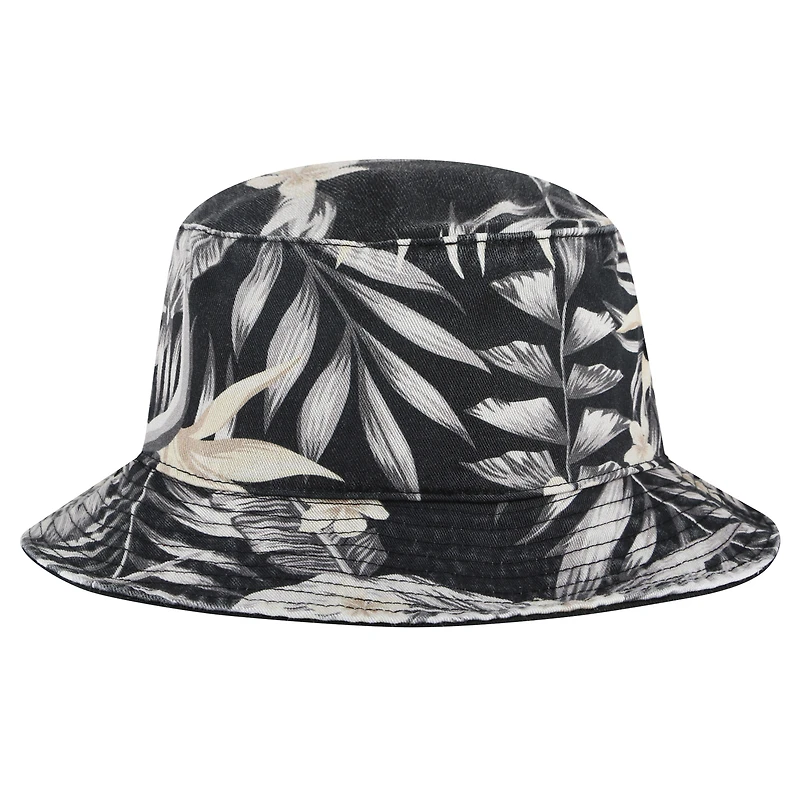 Men's '47 Black Pittsburgh Steelers Tropicalia Bucket Hat