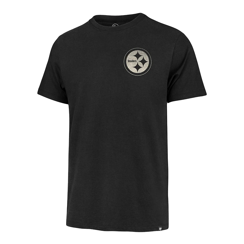 T-shirt pour homme '47 Pittsburgh Steelers Turn Back Franklin noir