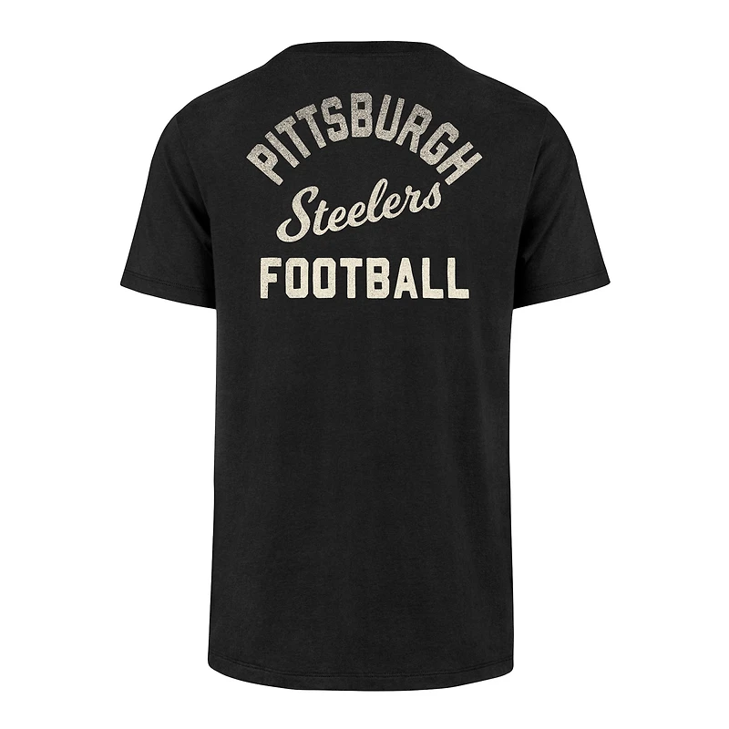 T-shirt pour homme '47 Pittsburgh Steelers Turn Back Franklin noir