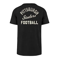 T-shirt pour homme '47 Pittsburgh Steelers Turn Back Franklin noir