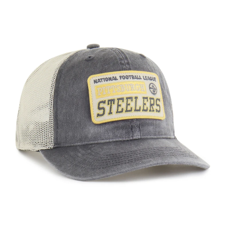 Casquette ajustable décontractée « 47 » des Pittsburgh Steelers, couleur anthracite