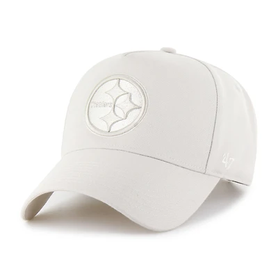 Casquette ajustable « 47 Cream Pittsburgh Steelers Ballpark Offside » pour homme