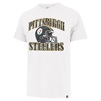 T-shirt rétro '47 Cream Pittsburgh Steelers Overrun Franklin pour homme