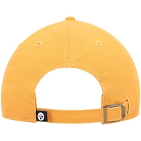 Casquette réglable '47 Gold Pittsburgh Steelers Clean Up pour homme