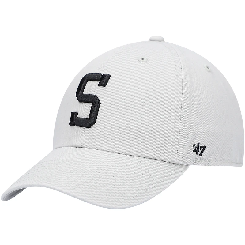 Casquette réglable Clean Up Pittsburgh Steelers '47 grise pour homme