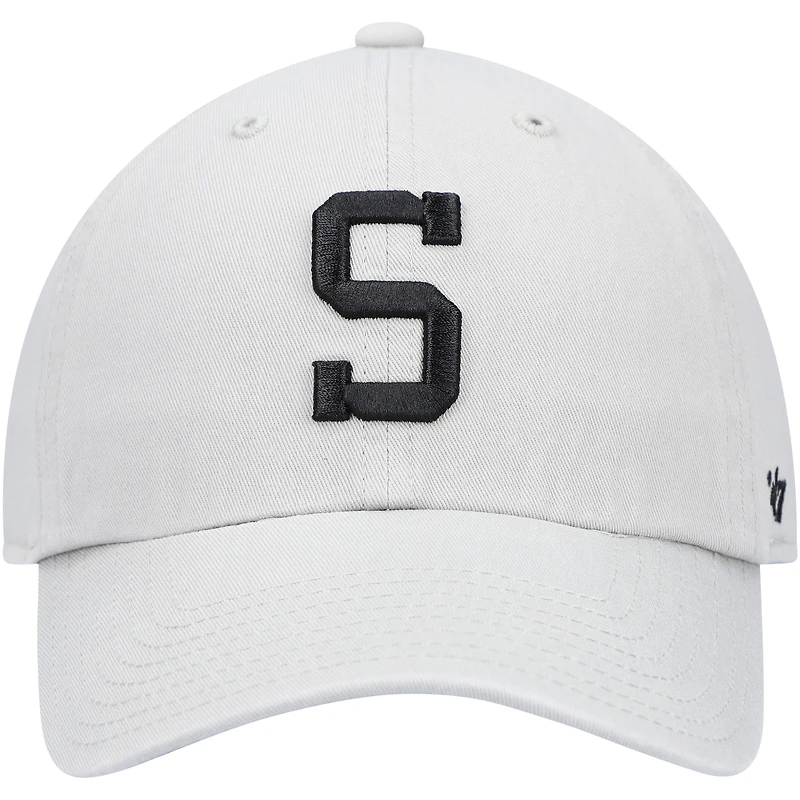 Casquette réglable Clean Up Pittsburgh Steelers '47 grise pour homme