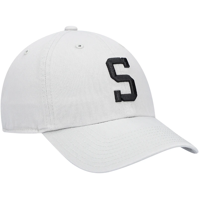 Men's '47 Gray Pittsburgh Steelers Clean Up Adjustable Hat