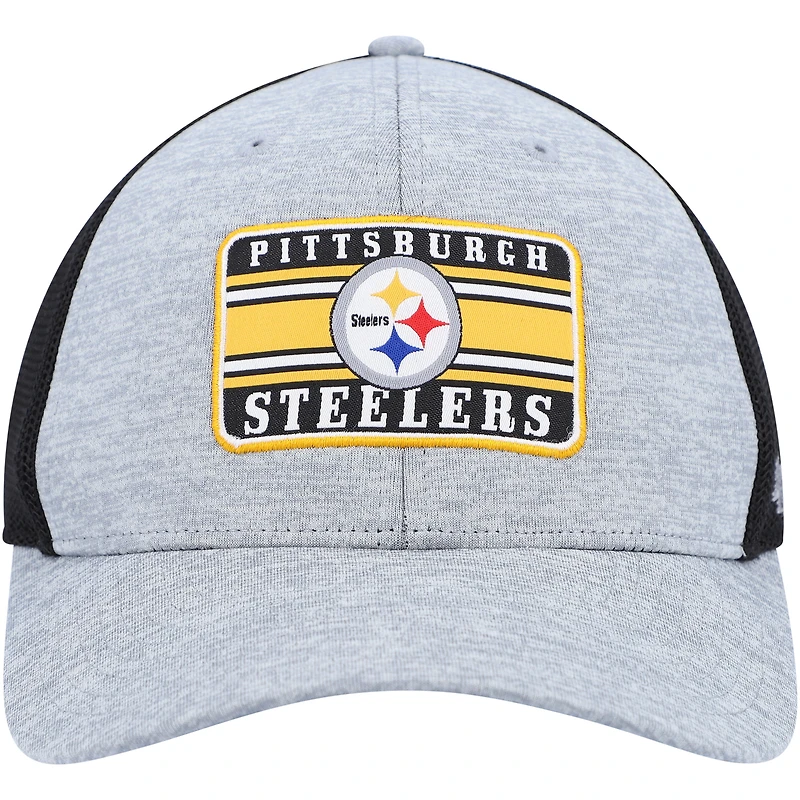 Men's '47 Heathered Gray/Black Pittsburgh Steelers Motivator Flex Hat