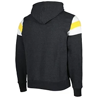 Sweat à capuche '47 Heathered Heather Black Pittsburgh Steelers Premier Nico pour hommes