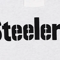 Chandail à capuchon lacets gris chiné pour hommes '47 Pittsburgh Steelers Gridiron