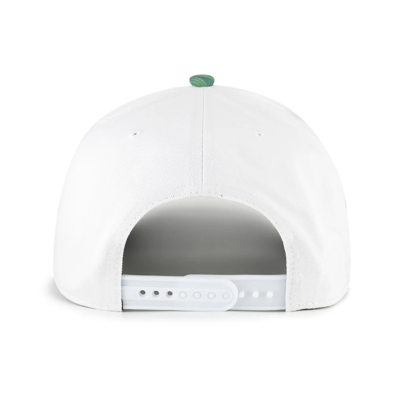 Casquette ajustable Pittsburgh Steelers Beach Side Hitch blanche et noire pour homme, modèle 47