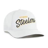 Casquette ajustable blanche « 47 Pittsburgh Steelers Brrr Fairway Hitch » pour homme