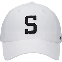Casquette réglable Clean Up Pittsburgh Steelers '47 pour homme, blanc