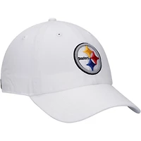 Casquette ajustable Clean Up Pittsburgh Steelers '47 blanche pour homme