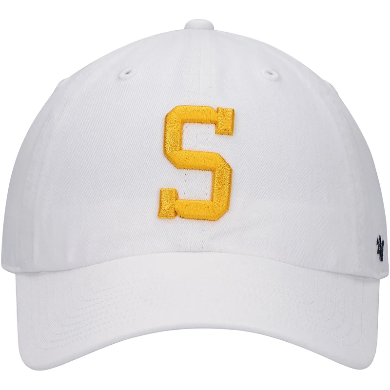 Casquette réglable '47 Pittsburgh Steelers Team Clean Up blanche pour homme