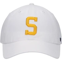 Casquette réglable '47 Pittsburgh Steelers Team Clean Up blanche pour homme