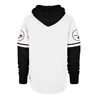Sweat à capuche blanc '47 Pittsburgh Steelers Trifecta Shortstop pour homme