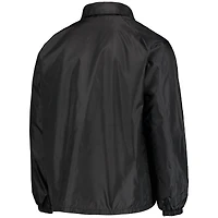 Veste coupe-vent raglan classique pour homme Pittsburgh Steelers Coaches noire