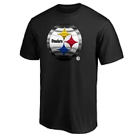Men's  Black Pittsburgh Steelers Midnight Mascot T-Shirt