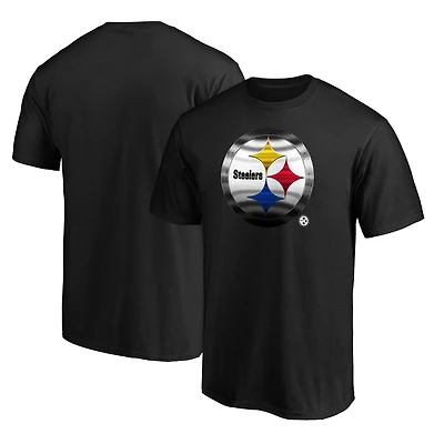 Men's  Black Pittsburgh Steelers Midnight Mascot T-Shirt
