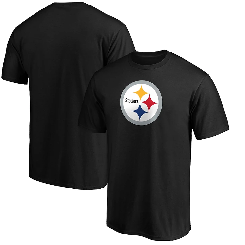 Men's Charcoal Pittsburgh Steelers Primary Logo T-Shirt