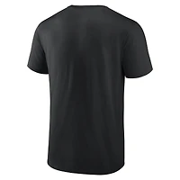 Men's  Black Pittsburgh Steelers Steel City Football T-Shirt
