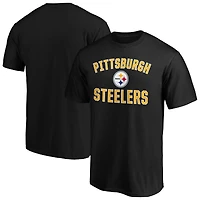 Men's  Black Pittsburgh Steelers Victory Arch T-Shirt