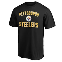 Men's  Black Pittsburgh Steelers Victory Arch T-Shirt