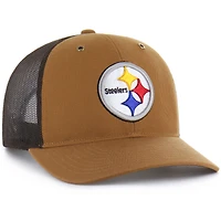 Casquette ajustable Carhartt x '47 Brown Pittsburgh Steelers pour homme