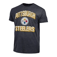Men's Champion  Heather Black Pittsburgh Steelers Ultimate Tri-Blend T-Shirt