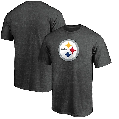 Men's  Charcoal Pittsburgh Steelers Primary Logo T-Shirt
