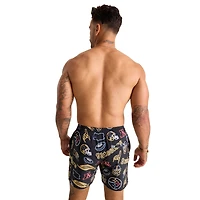Maillot de bain classique doublé noir Chubbies Pittsburgh Steelers The Neon 5,5" pour homme