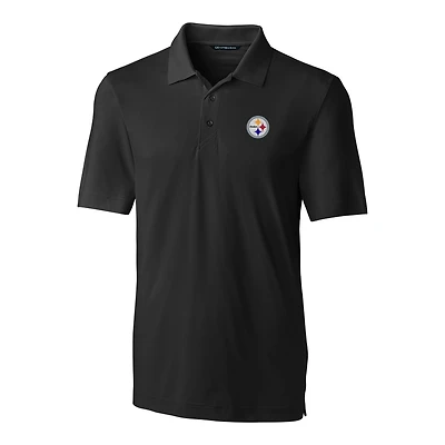 Polo extensible Forge noir Cutter & Buck pour homme des Pittsburgh Steelers, grandes tailles