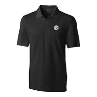 Polo extensible Forge noir Cutter & Buck pour homme des Pittsburgh Steelers, grandes tailles