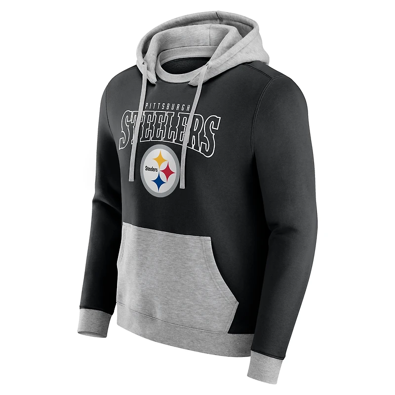 Men's Darius Rucker Collection by Fanatics Black Pittsburgh Steelers Coaches Hoodie