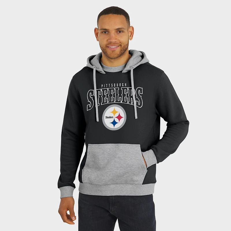 Men's Darius Rucker Collection by Fanatics Black Pittsburgh Steelers Coaches Hoodie