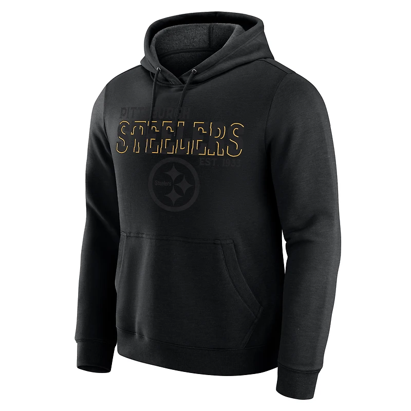 Men's Darius Rucker Collection by Fanatics  Black Pittsburgh Steelers Hoodie