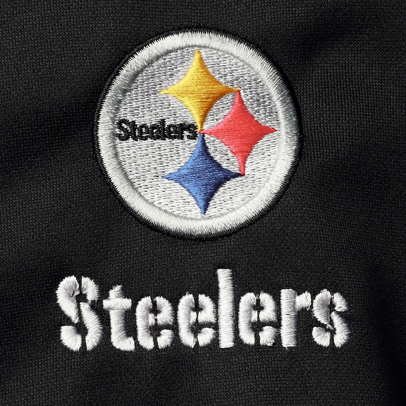 Men's Dunbrooke Black/Gold Pittsburgh Steelers Apprentice Full-Zip Hoodie