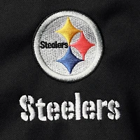 Men's Dunbrooke Black/Gold Pittsburgh Steelers Apprentice Full-Zip Hoodie