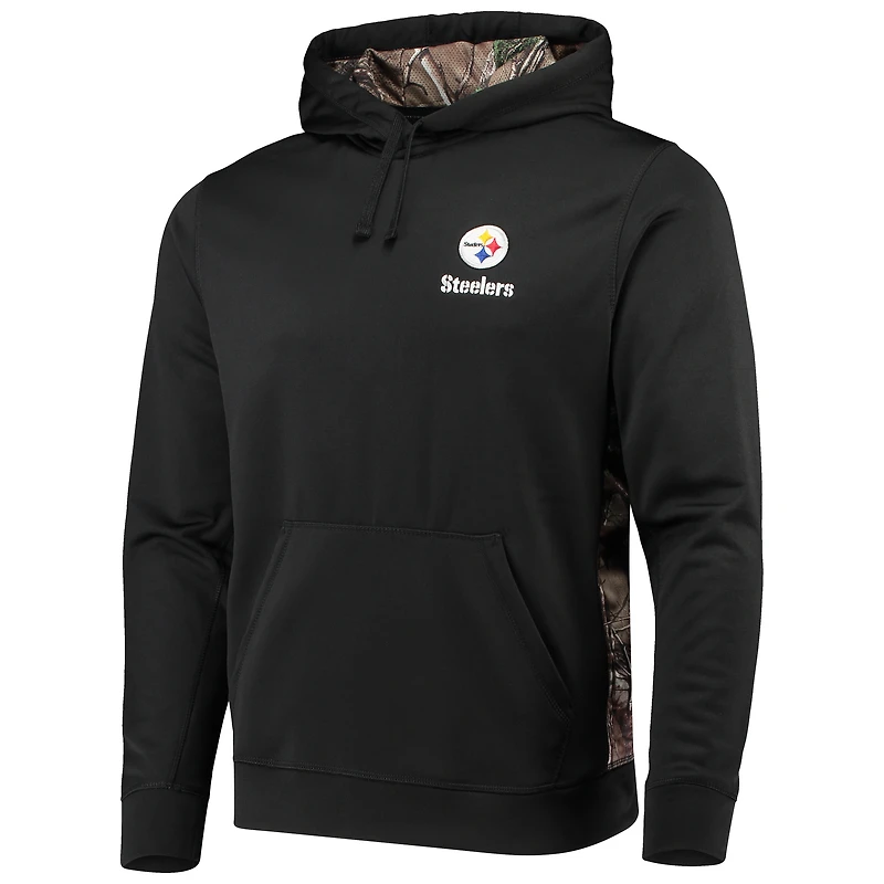 Pull à capuche pour hommes Dunbrooke Black/Realtree Camo Pittsburgh Steelers Logo Ranger