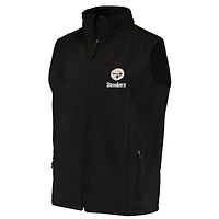 Dunbrooke Pittsburgh Steelers Circle Archer Veste Softshell Full-Zip Noir pour Homme