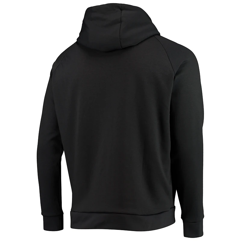 Men's Dunbrooke Black Pittsburgh Steelers Shag Tri-Blend Full-Zip Raglan Hoodie