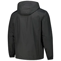 Veste à capuche entièrement zippée et imperméable Dunbrooke Black Pittsburgh Steelers Tropic pour homme
