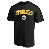 Men's Fanatics Black Pittsburgh Steelers Big & Tall Arch Logo T-Shirt