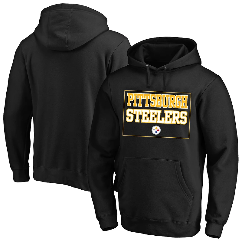 Men's Fanatics  Black Pittsburgh Steelers Big & Tall Fleece Hoodie